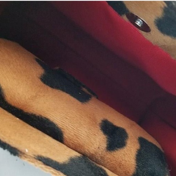 Rare Kate Spade furry cheetah print bag - Picture 5 of 12